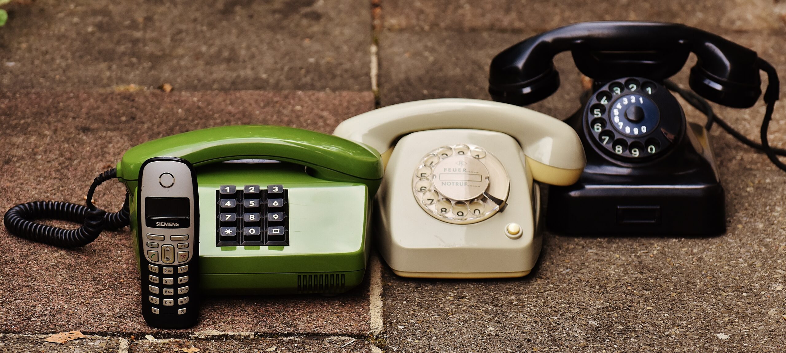 different types of telephones